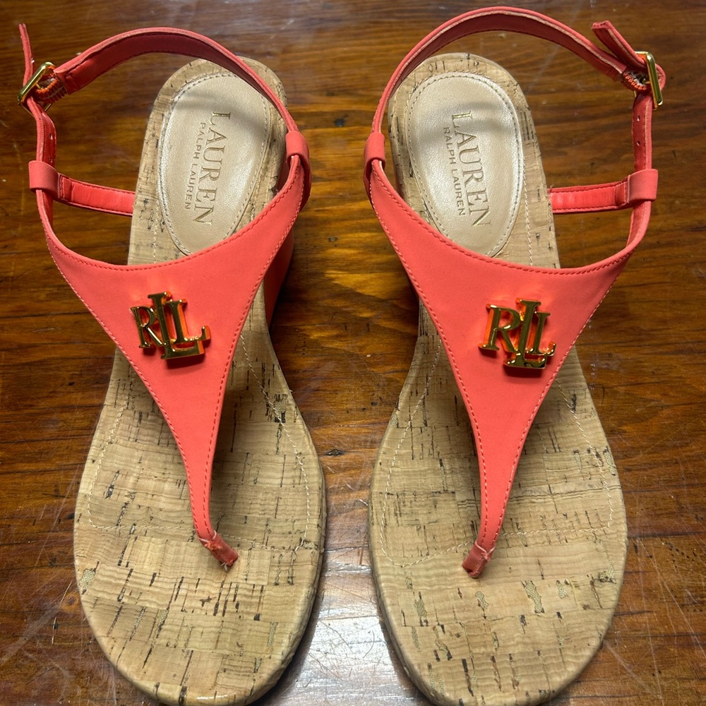 Ralph Lauren Jeannie Wedge Heels